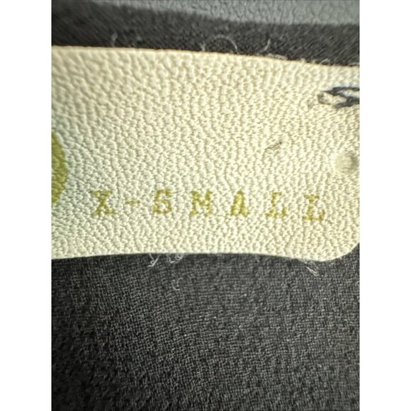 AG Adrianano Goldschmidt Women's XS Sheer 100% Silk Blouse Black Dot EUC - Picture 10 of 14